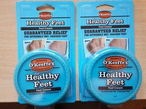 O'keeffe's Healthy Feet Cream X 2 Jars 91g. (JUST £16.49) & FREEPOST
