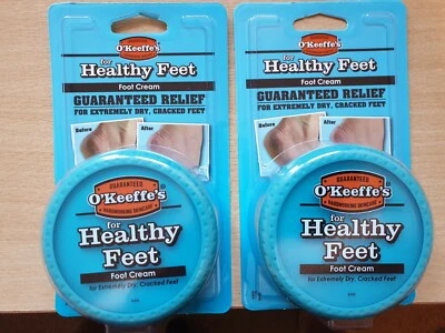 O'keeffe's Healthy Feet Cream X 2 Jars 91g JUST £17.99 & FREEPOST