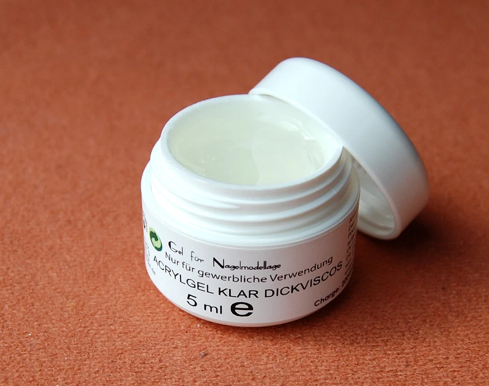 Acrylgel UV LED Klar Dickviskos 5 ml Polygel - Bild 1 von 1