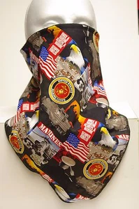Lightweight backing Marines lined bandana motorcycle hunting face mask - Picture 1 of 1