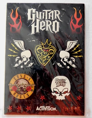 Wii Guitar Hero Les Paul Controller Instruction Manual and Stickers Decals - NEW - Image 1 of 2