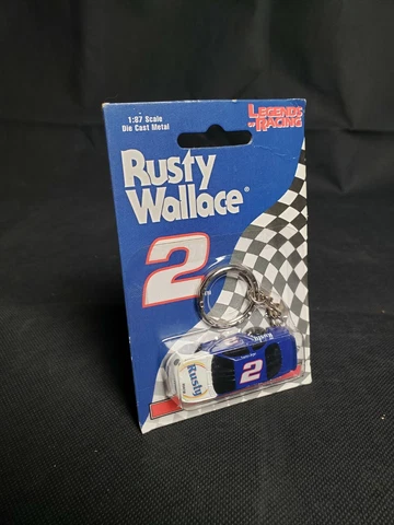 Rusty Wallace Car Key Chain Cover