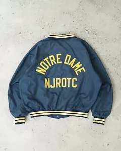Vintage Notre Dame NJROTC Navy Junior Reserve Officer Training Corps 80s jacket - Picture 1 of 7