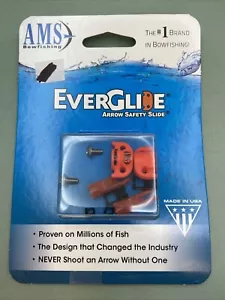 2 STÜCK NEUE ORIGINAL AMS BOWFISHING M140-2-ORG EVER GLIDE SAFTY SLIDES ORANGE - Bild 1 von 3
