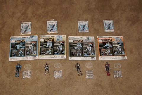 Microman Biomachine Machine Force set of 4 Figures BM-01 BM-02 BM-03 BM-04 Cover