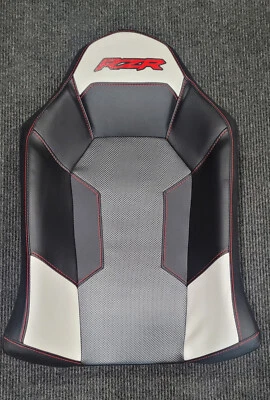 Asiento trasero Polaris RZR XP XP4 1000 2685974 negro blanco y rojo puntada 2014 2015 Foto 1 de 2