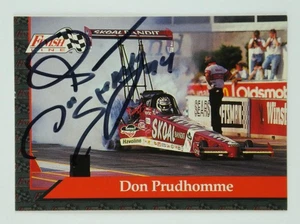 Don Prudhomme Signed 1993 Finish Line NHRA Trading Card #37 Autographed HOF - Picture 1 of 3