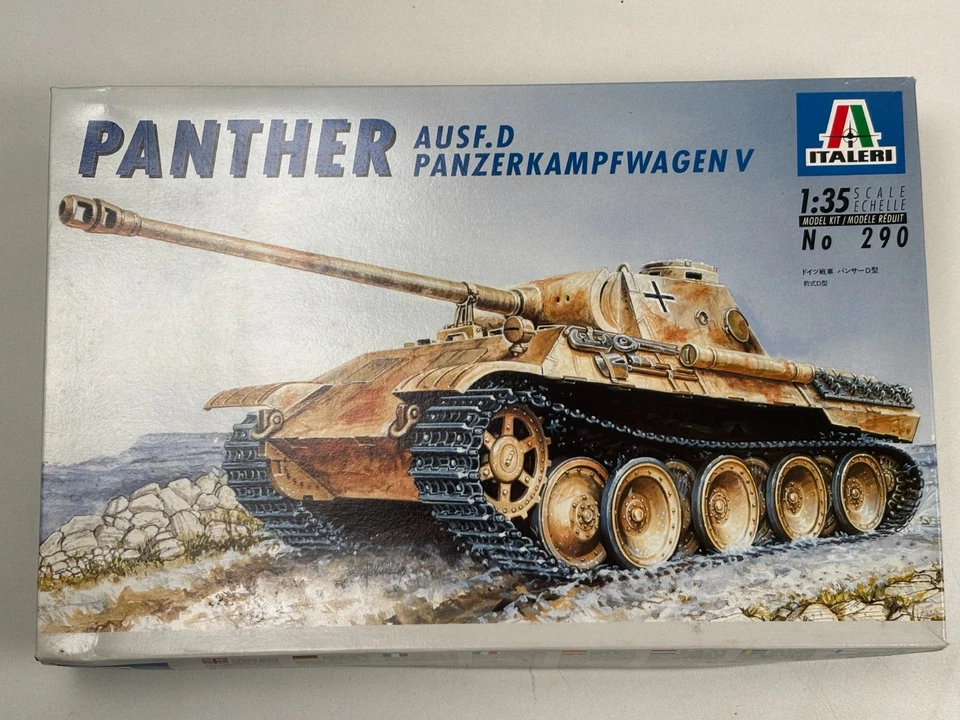 ITALERI 1:35e - #PANTHER AUSF.D PANZERKAMPFWAGEN V - Kit WW2 - Photo 1/4