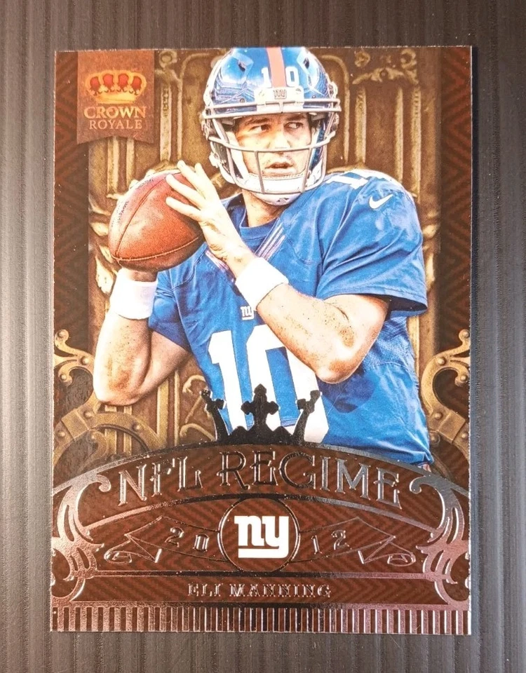 2012 Panini Crown Royale Football Regime #24 Eli Manning New York Giants - Image 1 of 2