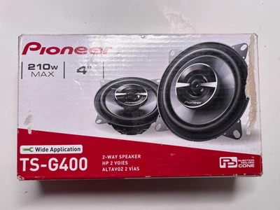 Pioneer автоматические колонки TS-G400 - 4" (210WMAX) 2-полосный коаксиальный новый открытая коробка - Изображение 1 из 3