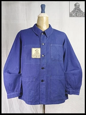 ‘60s French Military Workwear Bleu De Travail Chore Jacket EB152 - Image 1 of 4