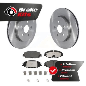 Front Brake Rotor & Ceramic Pad Kit For 2019-2023 Toyota Corolla GAS engine 2.0L - Picture 1 of 1
