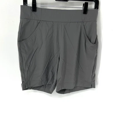 Columbia Women's medium pull on shorts Gray Activewear Outdoor - Image 1 of 4
