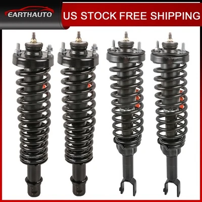 4X Front&Rear Side Struts Shock Kit For 1996-00 Honda Civic 171291L 171292 New - Image 1 of 4