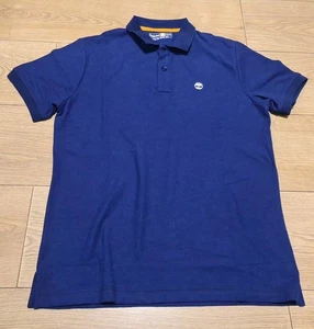 Mens Medium Timberland Blue Polo Shirt (88) - Picture 1 of 9