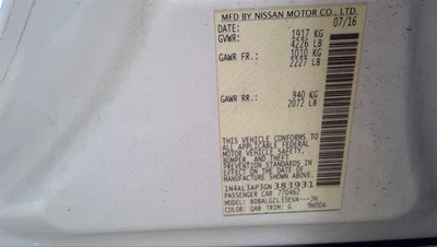 安全带前桶起子拉刀适用于 13-17 ALTIMA 12085696 — 第 1/4 张图片