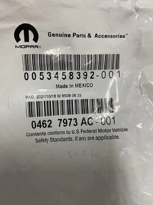 Válvula de control de purga Mopar genuina 0462 7973 AC -001 para Chrysler Dodge Jeep 5,7 L Foto 1 de 3