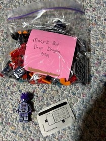 LEGO Nexo Knights: 70361 Macy's Drop Bot Dragon, Build 97%, Also Missing 2 Figs
