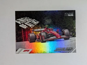 2024 Topps Paddock Pass F1 Carlos Sainz ANGLE of ATTACK Ferrari #AA-4 - Foto 1 di 2