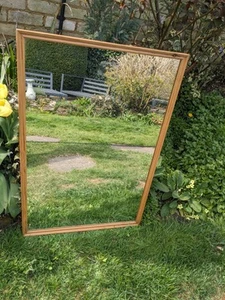 Large, Pine Framed, Simple Style Mirror - Picture 1 of 6
