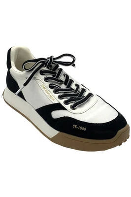 Tênis Sam Edelman Feminino Layla com Cadarço Preto/Branco - Imagem 1 de 3