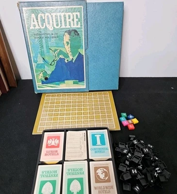 COMPLETE 1962 Acquire Game Bookshelf High Adventure in The World of High Finance - Image 1 of 4