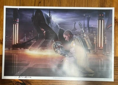 Star wars Celebration Europe Print litho signed Brian Rood "Homecoming" - Image 1 of 4