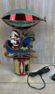 Mr Christmas A Mickey Holiday Airship Tree/Mesa Topper 1997 piezas o reparación - Imagen 1 de 10