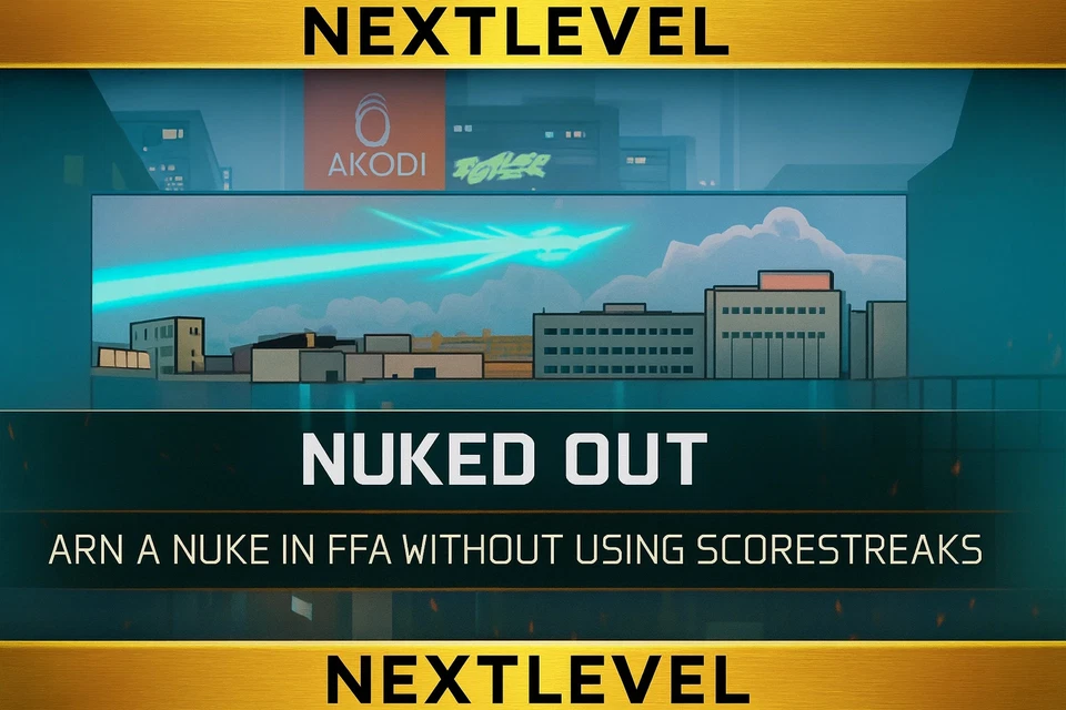 BLACK OPS 7 FFA NUKED OUT CALLING CARD - Image 1 of 1