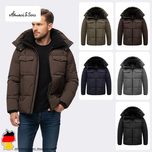 HUMY Chaqueta Invierno Hombres cálido Polar Capucha Exterior Funcional muchos Bo - Imagen 1 de 16