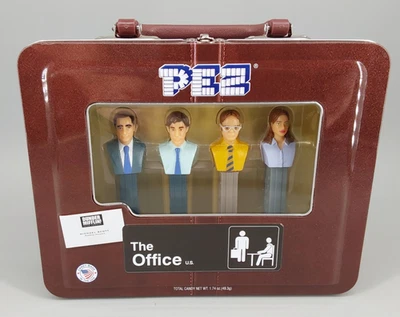 Juego Dispensador The Office PEZ Dunder Mifflin Maletín Michael Jim Dwight Pam Foto 1 de 4