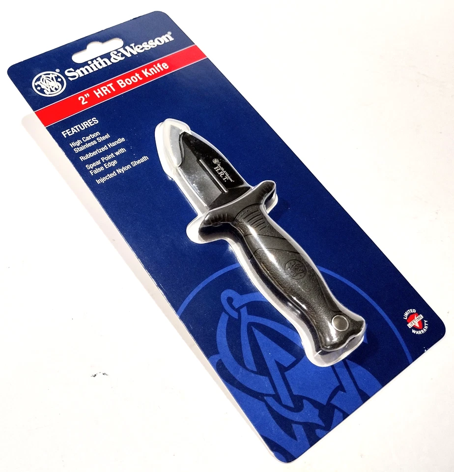 Smith & Wesson черная игла накладной монтаж кинжал метательный ботинок фиксированное лезвие нож HRT - Изображение 1 из 2