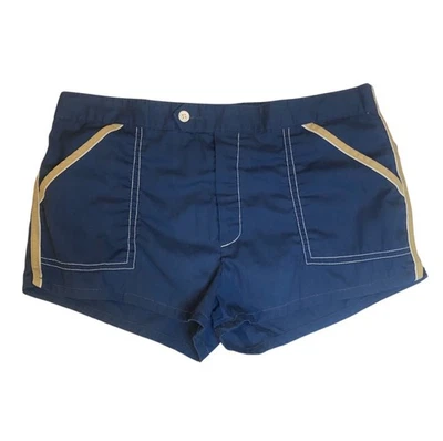 Bañador corto vintage años 70 Jantzen con ribete en contraste con forro talla 34 retro Foto 1 de 4