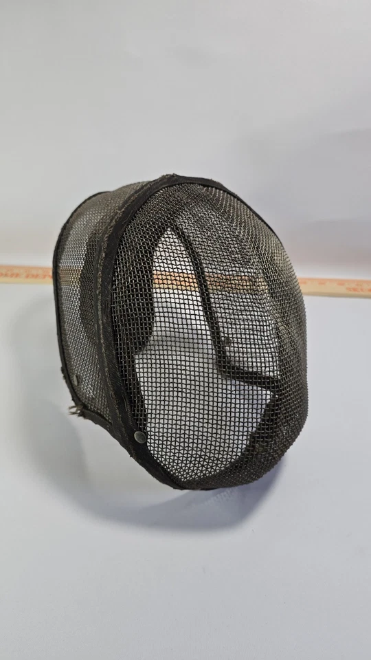 Máscara de alambre de malla de esgrima Castello de colección casco protector facial completo medieval LARPING  Foto 1 de 4