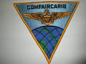US NAVY COMMANDER FLEET AIR CARIBBEAN PATCH -COLOR - Picture 1 of 1