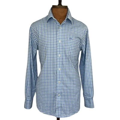 Southern Tide Intercoastal Para Hombres Abotonada Manga Larga Cuadros Talla Mediana Foto 1 de 4