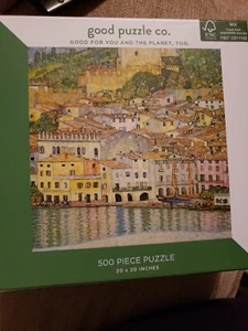 NIB GOOD PUZZLE CO. KLIMT MALCESINE (LAKE GARDA) 500 PIECES JIGSAW PUZZLE S3 - Picture 1 of 1