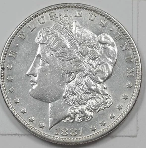 US 1881-O Silver Morgan Dollar AU/UNC U2017 combine shipping - Picture 1 of 2