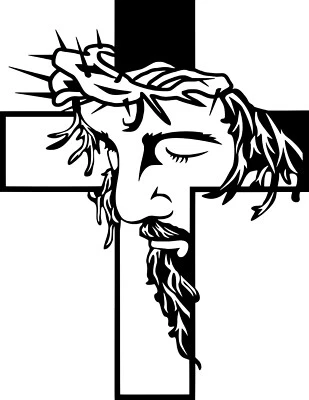 Calcomanía Cruz Jesús, Pegatina Coche Cristiano, Calcomanía Vinilo Fe, Ventana Religiosa St Foto 1 de 4