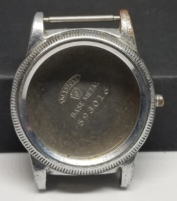 J0108 Vintage Waltham Military Wrist Watch Case Only, No Movement or Crystal. - Image 1 of 4