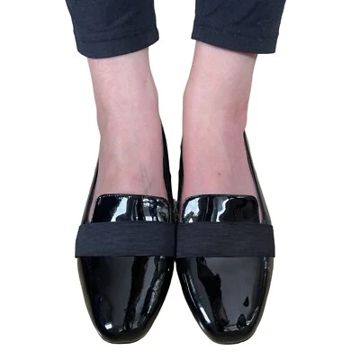 Mocasines sin cordones Anthropologie 8,5 Pour la Victoire charol negros Foto 1 de 4