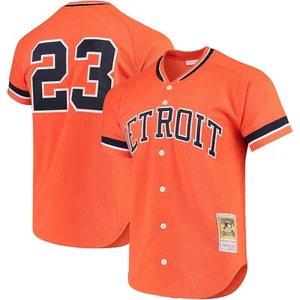 Detroit Tigers Kirk Gibson #23 Mitchell & Ness orange authentisches Netz BP Trikot - Bild 1 von 7