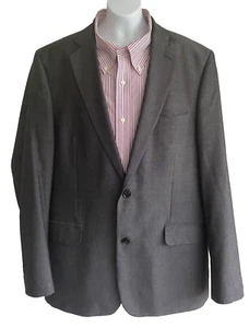 42L MEN'S GRAY check  BLAZER SPORT COAT PERRY ELLIS Jacket - Picture 1 of 10
