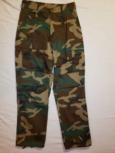 USGI MILITARY BATTLE DRESS UNIFORM WOODLAND BDU TACTICAL CAMO PANTS SMALL SHORT - Picture 1 of 12