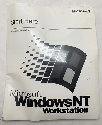 Old Microsoft Windows NT Workstation Basics & Installation Sealed Floppy Discs - Image 1 of 4