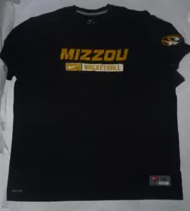 NEW NIKE NCAA Missouri Tigers Basketball T Shirt Men 3XL XXXL Black NWT - Picture 1 of 1