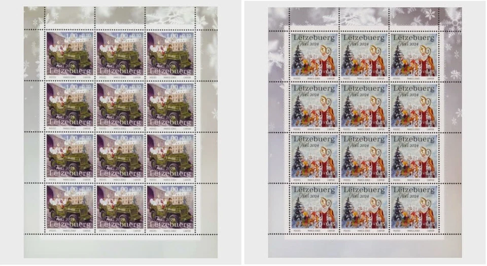 Luxemburgo 2024 Navidad Tropas Americanas Jeep Segunda Guerra Mundial Santa Claus Nichholas 2x12v Foto 1 de 1