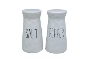 Acense Ceramic Salt & Pepper Shaker, Condiment Set, Salt and Pepper Pots - Picture 1 of 1