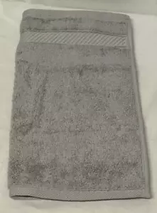 Wamsutta Collection Hygro Cotton luxury Washcloth in Chrome Gray 13" x 13" - Picture 1 of 5