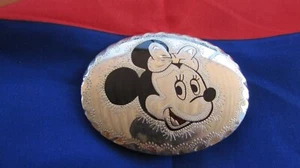 HEBILLA DE CINTURÓN CROMADA MINNIE MOUSE PERSONALIZADA MUY GENIAL - Imagen 1 de 5